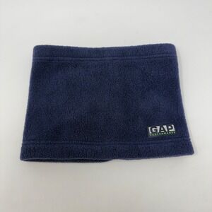 Gap Performance Fleece Neck Warmer Gaiter Navy Blue Vintage 90s Y2K Large